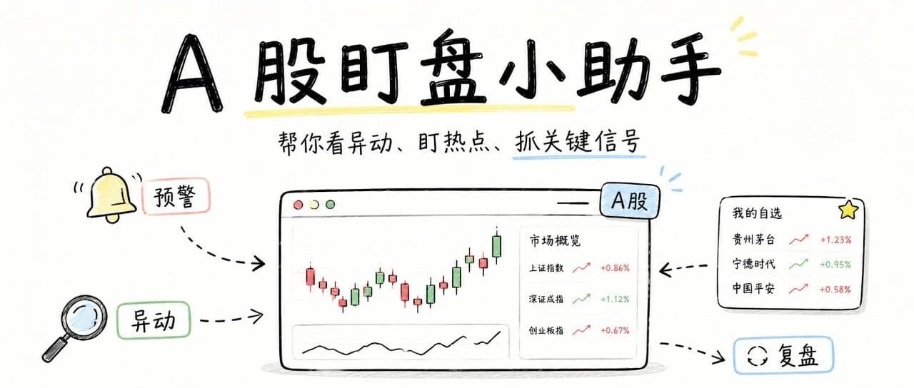 A 股盯盘小助手:用 QVeris 串起行情、资金、题材
